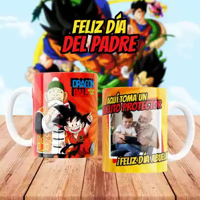 vectores plantilas PAPá,FESTEJO,FESTIVIDAD,CARICATURA,SUPERHéROE,DRAGON BALL,MARCO FOTO,ANIME,